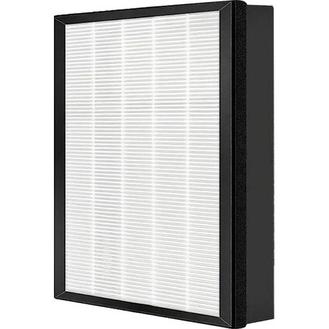 Filtre combiné (HEPA et charbon actif) de rechange compatible avec le purificateur d'air Toshiba CAF-X50XPL. (1/4)