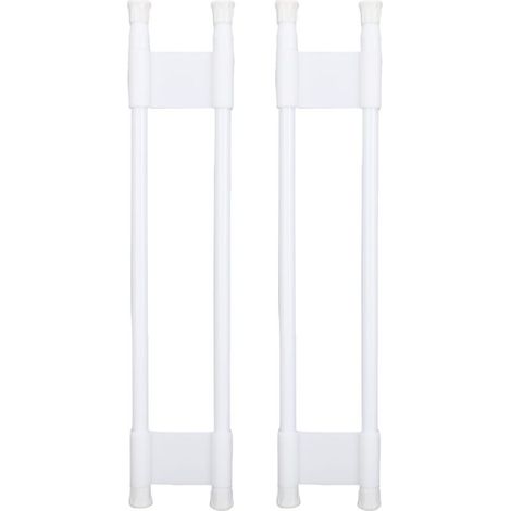Barre de réfrigérateur pour camping-car, 2 pièces, Double rangée, tiges de Tension réglables de 16 à 28 pouces pour les voyages. (1/5)