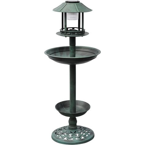 Mangeoire à oiseaux Style Contemporain - avec lampe solaire BV829182 - BonneVie (1/5)