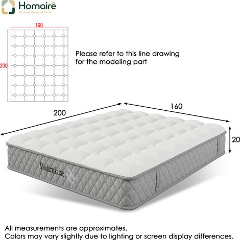 Cadre de lit beige en tissu avec rangement et port USB 215 x 167 x 101 cm HOMAIRE (1/5)