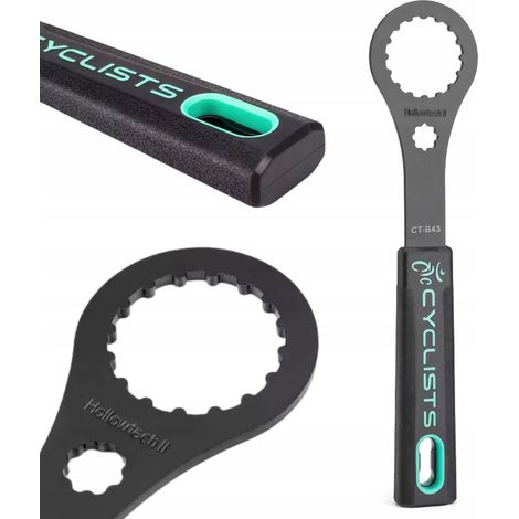 LLAVE PARA EJE DE PEDALIER DE BICICLETA PARA LA INSTALACIÓN DE RODAMIENTOS HOLLOWTECH II (1/5)
