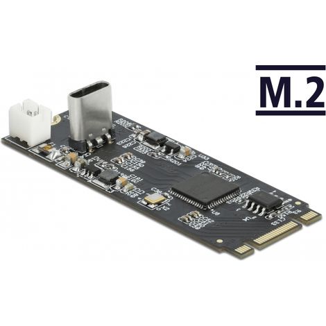 Delock Convertidor M.2 clave B+M macho a USB Type-Câ¢ hembra