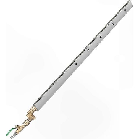 24 Zoll lange Edelstahl-Heizkörperreinigungsbürste mit Sprühdüse, Wartungswerkzeug für Heizkörper und enge Zwischenräume, ausgestattet mit einer Sprühdüse, langem und robustem Griff, ideal für eine ef (1/5)
