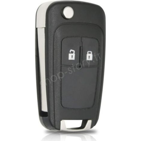 Coque de Clé de Voiture Pliable à 2 Boutons OPEL & CHEVROLET - Coque de Clé de Voiture Pliable à 2 Boutons OPEL & CHEVROLET (1/5)