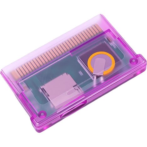 Cartouche GBA violette transparente – carte flash 2Go format FAT, compatible console portable (1/5)
