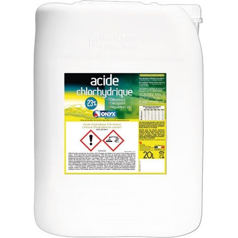 Acido Cloridrico 20l. 23% - Onyx