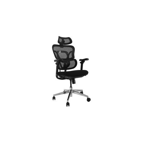 Bürostuhl Equip 651050 651053 schwarz Aluminium Mesh