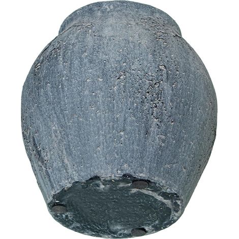 Vase Gris céramique 14 x 9 x 29 cm