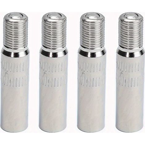 4 pezzi di prolunga per valvola del pneumatico in lega di alluminio da 39 mm, prolunga per valvola del pneumatico dello scooter, adattatore di gonfiaggio per Xiaomi M365, scooter elettrico, moto, cami (1/4)