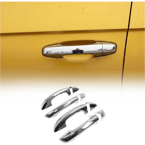 OMAC Couverture poignée de porte Compatible avec VW Golf VI Break 2009-2013 4 Portes Acier chromé 8Pcs (1/5)