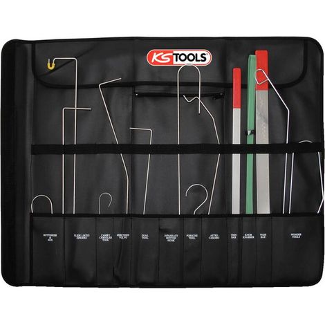 [GEBRAUCHT] B-Ware KS Tools Türöffner-Satz Set KFZ Türöffner Werkzeug 16-tlg Fahrzeugöffnung (1/2)