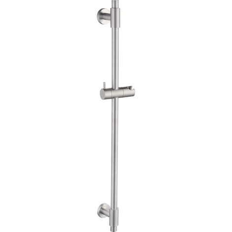 Shower Rail Shower Rail Stainless Steel SUS 304 Wall Rail Shower Shower Head Bracket Shower Bracket Rail Shower Head Adjustable 78CM Brushed (1/5)
