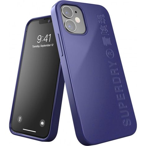 SuperDry Snap iPhone 12 mini Compostable bleu marine/marine 42626
