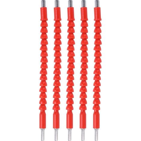 Rallonge de foret souple, tige de rallonge flexible à flexion à 360°, tuyau serpent de 295 mm de long pour perceuses électriques (1/5)