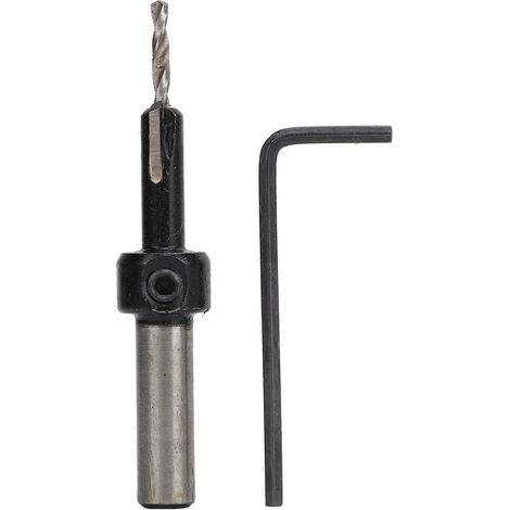 Senkbohrer mit Sechskantschlüssel 2,5 x 6 mm Hartmetall-Kegel-Senkbohrer für Holzbearbeitung