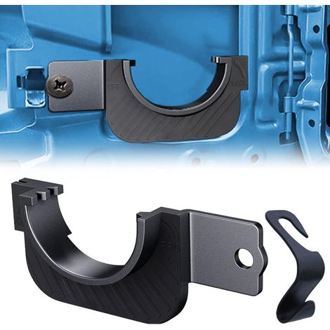 Support de bouchon de gaz noir compatible avec Tacoma 3e génération 2016-2023, le support de support de bouchon de carburant (1/5)