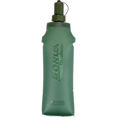 Faltbare, weiche TPU-Trinkflasche zum Laufen, Campen und Wandern – Faltbare Sport-Trinkflasche, Trinkbeutel