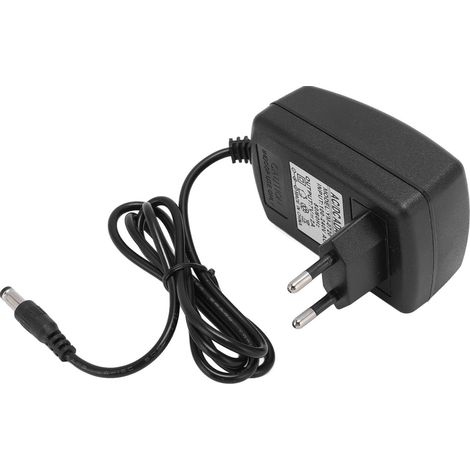 Adaptateur secteur 7 V 2 A (CC) avec câble d'alimentation CC 5,5 x 2,5 mm, chargeur de remplacement pour caméra de sécurité, écran LED, haut-parleur et boîtier TV (prise UE). (1/5)