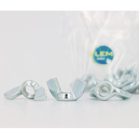 Sachet de 25 écrous à oreilles / papillons M10