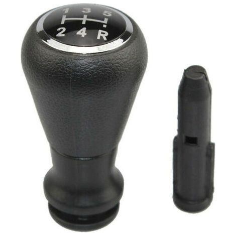 Remplacement du pommeau de levier de vitesse 5 vitesses pour Citroen Peugeot 206 207 307 - Le noir - Le noir (1/5)