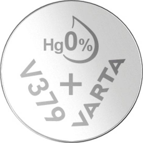Batteria a bottone micro Varta argento sr63 - v379 1,55v blister 1 unità ø5,8x2,15mm (1/3)