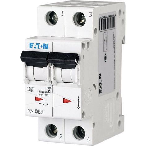 Eaton faz6-c40/2 interruttore  magnetotermico 6ka 2p c 40a 239107
