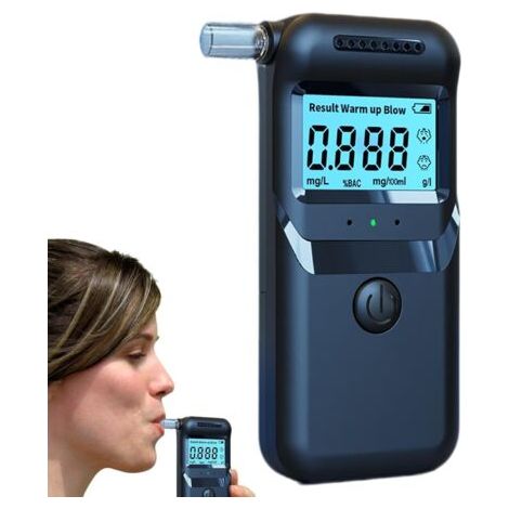 Alcootest D'alcoolémie, Alcootest De Testeur d'alcool, Testeur D'alcoolémie Portable, Éthylotest Professionnel Alcootest Personnel Léger, Testeur D'alcoolémie pour Les Fêtes À Domicile (1/5)