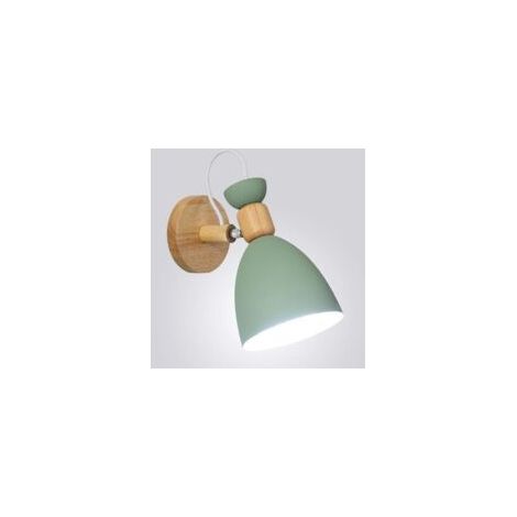 Litzee – Applique da parete moderna in metallo E27 – Design Art Déco nordico – Illuminazione potente per camera da letto, soggiorno, corridoio, scale – 110-240V – Crezuo