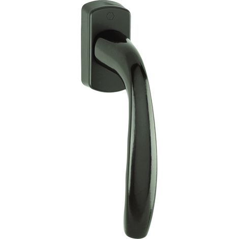 Hoppe Fenstergriff New York 0810/U10 35mm vorstehend nicht abschließbar F8707 dunkelbraun (1/4)