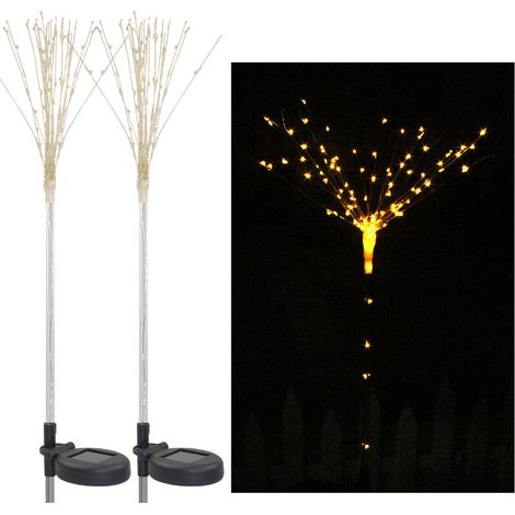 Set di 2 fuochi d'artificio solari stellati (1/5)