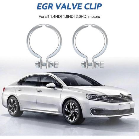 Abrazadera de válvula EGR de acero inoxidable para Peugeot, Citroën, Fiat, Ford, Mini y Mazda 16283J