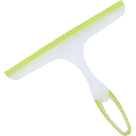 Silicone Window Squeegee, Shower Squeegee, Bathroom Squeegee, Shower Window Squeegee, Multi-Purpose Window Squeegee, for Mirror, Bathroom, Window, Floor, 24 21cm, Green (1/5)