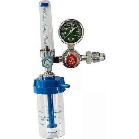 Inhalateur à détendeur de bouteille de gaz à 2 flotteurs G5/8 (1/5)