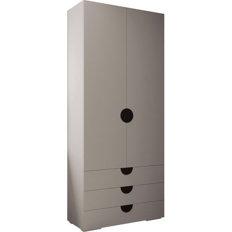 Armario Hartford 565, Cachemira, 237x100x47cm, Puertas de armario: Con bisagras, Número de estantes: 0