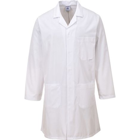 Bata estándar de trabajo colores corporativos 2852 XS Blanco