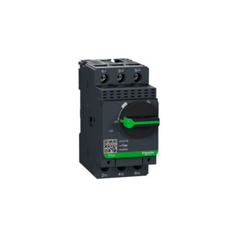 Disjoncteur Moteur - 1,6A - 3P 3d - Déclencheur Magnétique - GV2L06 - Schneider (1/2)