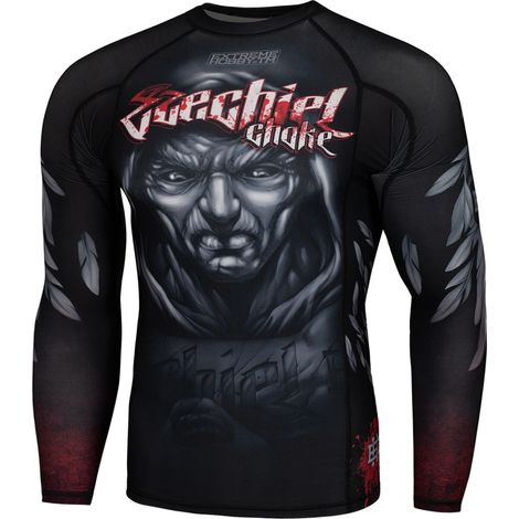 Herren-Langarm-Rashguard Ezekiel S schwarz