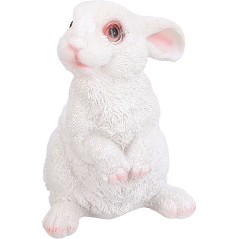 Statuette de Lapin Mignon en Résine pour Jardin, Décoration Pelouse et Terrasse (1/5)