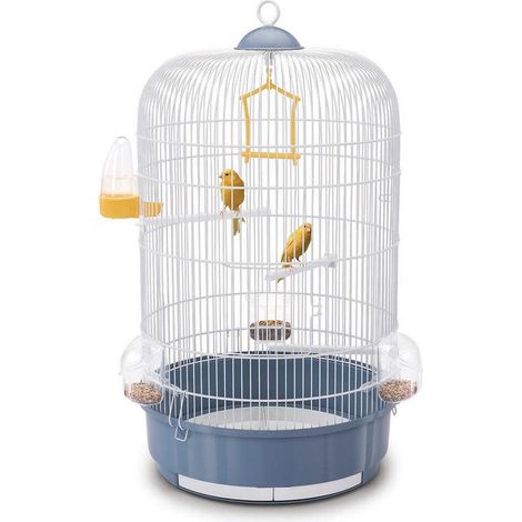 Wd-impex Imac Luna Vogelkäfig weiß und blau 40x63,5 cm