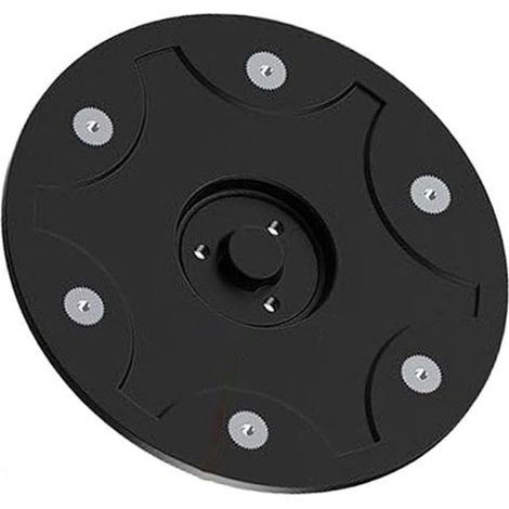 Base de disque de coupe en fibre de verre de 142 mm pour tondeuse à gazon robot Sileno City, pièce de rechange à 6 trous avec vis galvanisées, montage renforcé en fibre de verre (1/5)