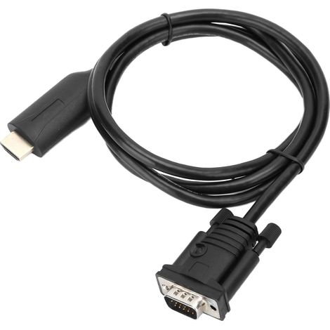 Convertisseur HDMI vers VGA avec Câble 1,2m - Adaptateur Signal Numérique/Analogique (1/5)