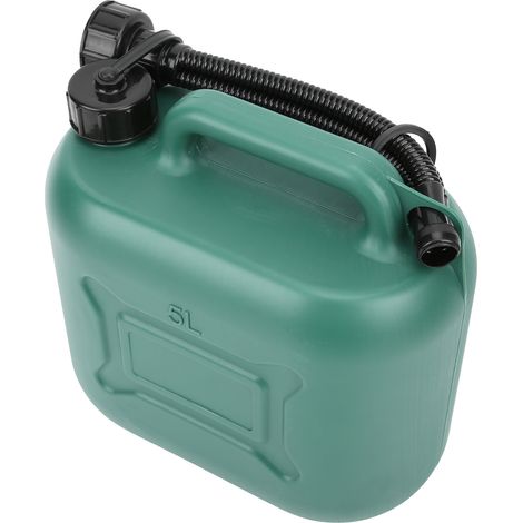 Bidon d'essence portable en plastique ABS, réservoir d'huile de style militaire, 5 L, vert, pour usage industriel (1/5)