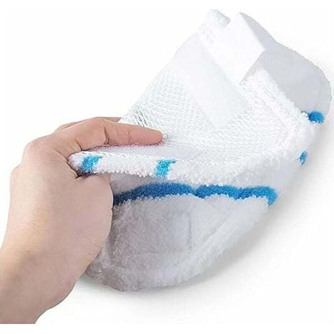 4 pcs Serpillere Balai Vapeur,Vapeur pour Balai Vapeur pour Silvercrest Lidl Universel,Accessoires pour Nettoyeurs Vapeur,Housse en Microfibre (1/3)