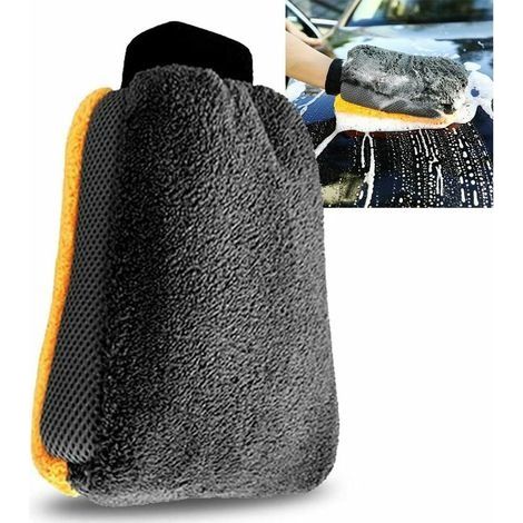 Gant Lavage Voiture -1 PCS-Eponge Voiture Lavage-Gant Microfibre Voiture (1/4)