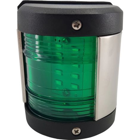 Marine and Yacht Portal Navigation Lights 12V Dual-Color Signal Lights Indicator Lights Warning Lights Marine and Yacht Hardware Accessories - Green LED (Starboard Light) - Lighting (1/4)