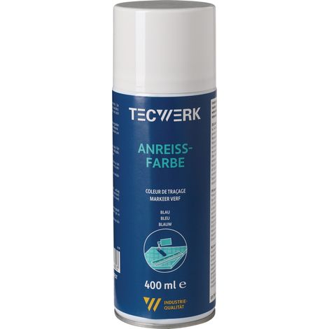 Fluide de traçage bleu 400ml Aérosol TECWERK (1/2)
