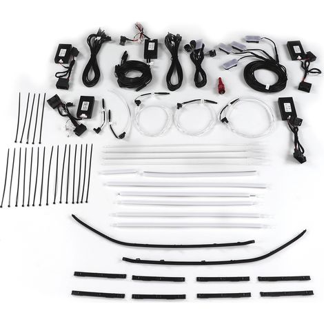 Batter Interior Upgrades Kits d'éclairage ambiant LED 32 couleurs pour remplacement du contrôleur MMI Q5 FY 2018-2021