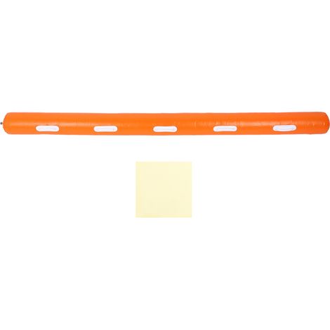 Aufblasbarer Billardqueue, 90,6 Zoll lang, aufblasbare PVC-Schwimmhilfe, Wasserspiele im Freien, Strandpartyspielzeug, orange Farbe. (1/5)