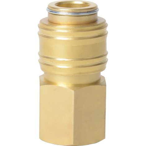 Original Einhell Schnellkupplung R 1/2" IG (Kompressor-Zubehör, Innengewinde, aus robustem Messing, für Druckluftschläuche)