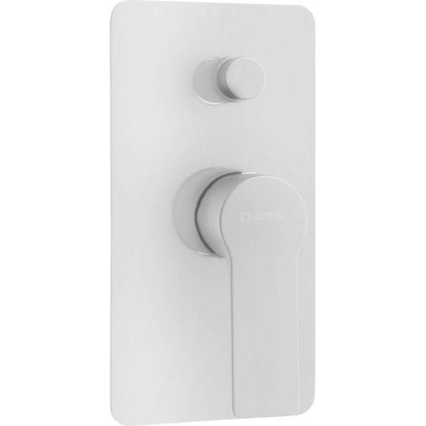 Sapho Pax - Unterputz-Duscharmatur, für 2 Verbraucher, mattweiß XA42/14 (1/2)